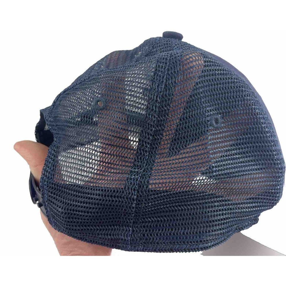 Carhartt Rugged Professional Men's Adjustable Mesh Snapback Dad Cap Hat NavyBlue - Picture 6 of 7